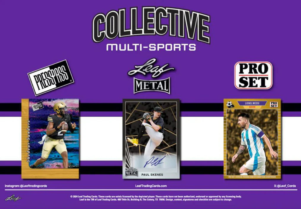 2024 Leaf MultiSport Solo Edition Autograph Pack