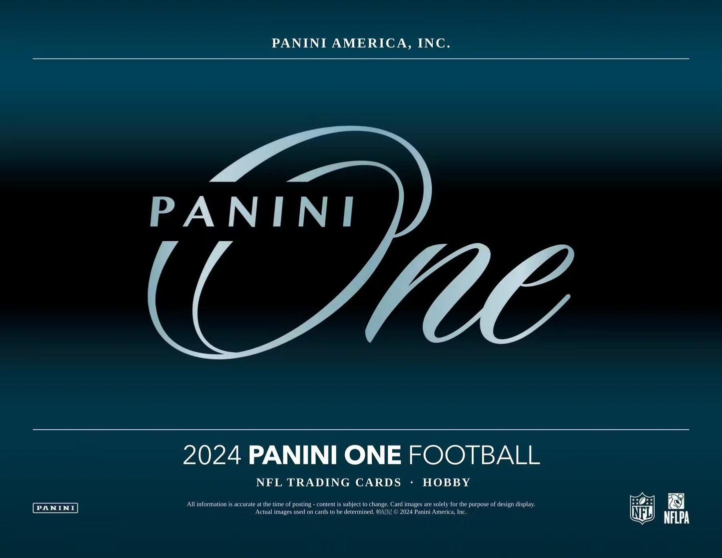 2024 Panini One NFL Hobby Box