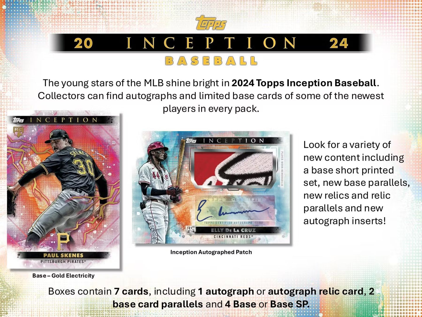 2024 Topps Inception MLB Baseball Hobby Box
