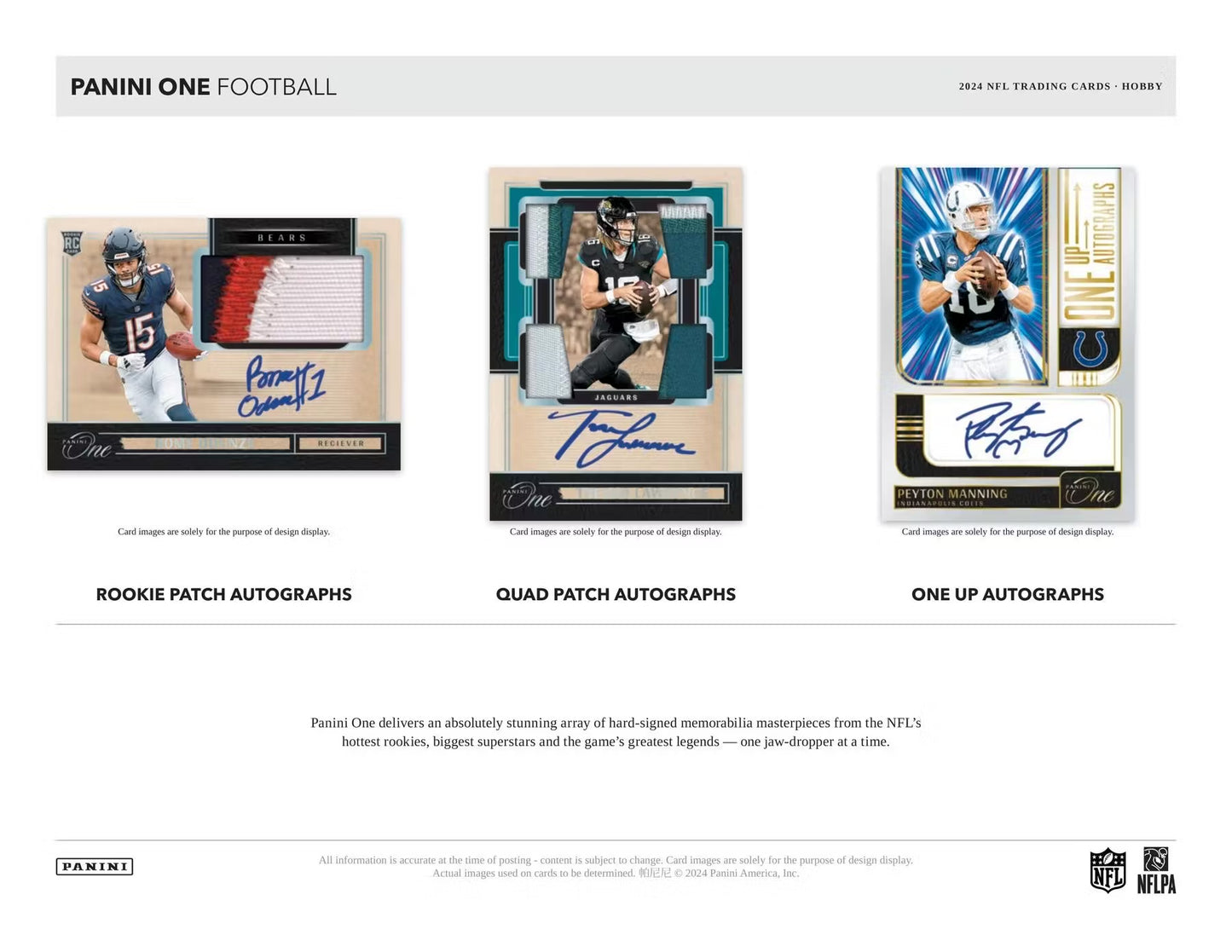 2024 Panini One NFL Hobby Box