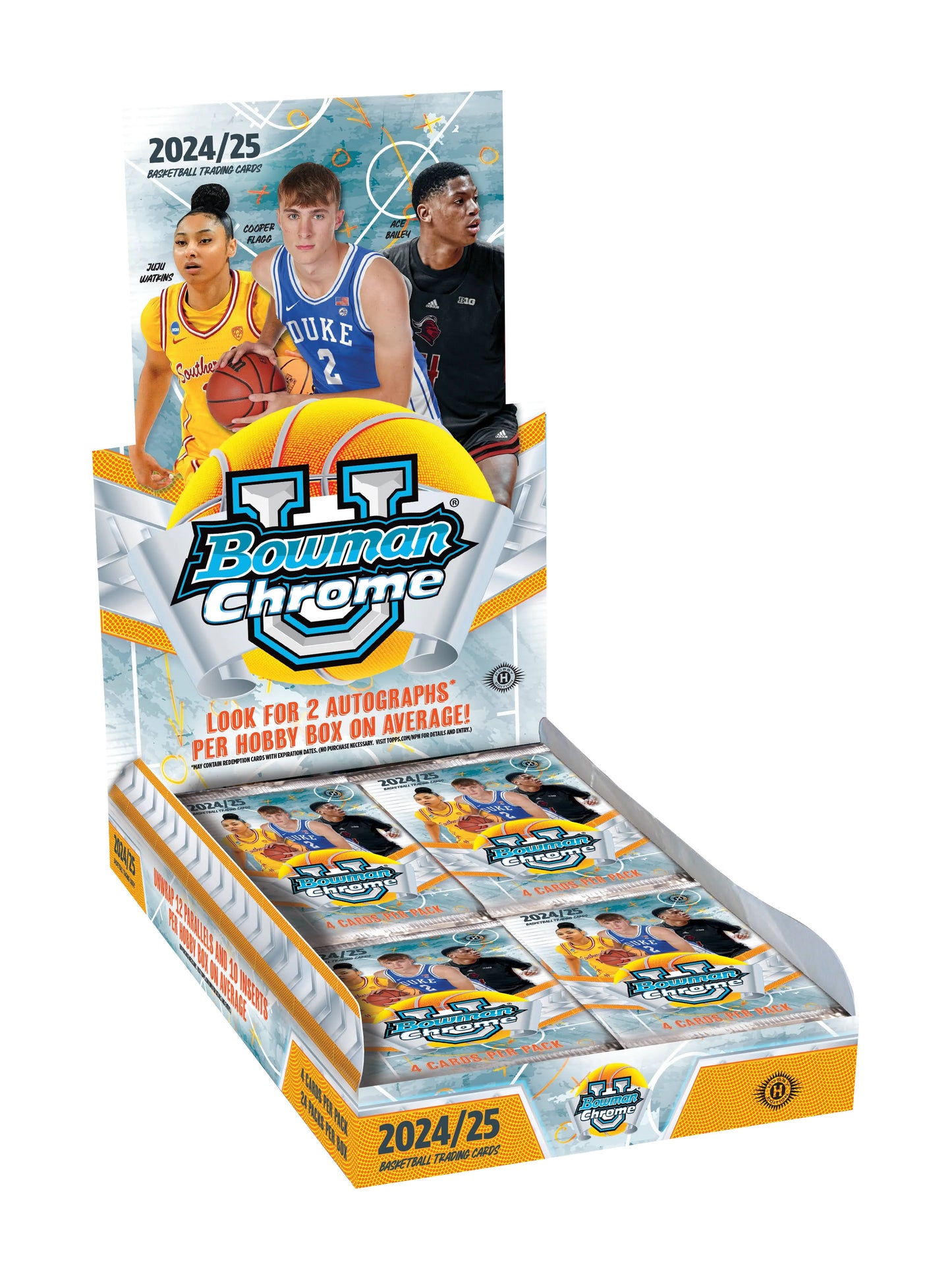 (1) 2025 Bowman Chrome U Basketball Hobby Pack