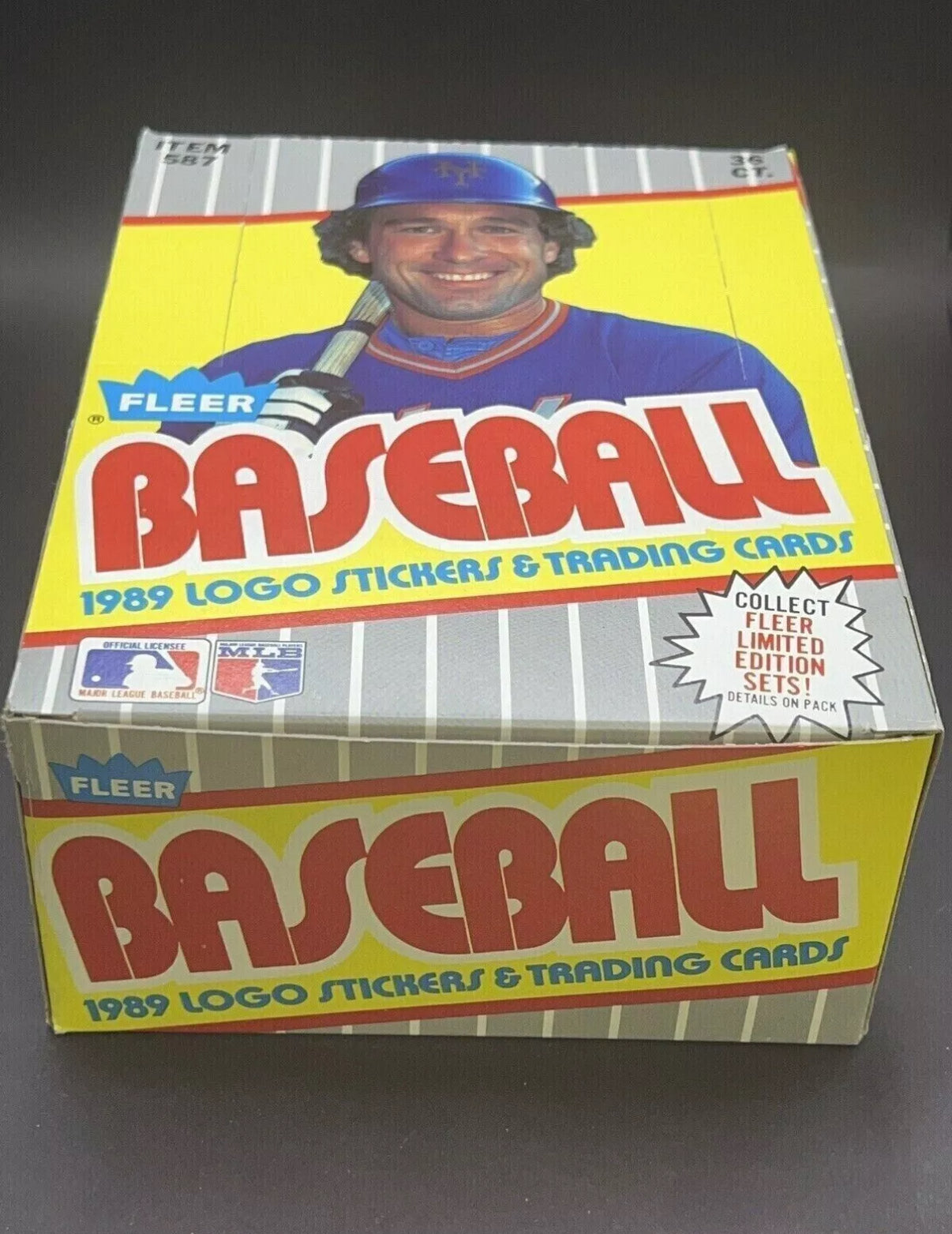 (3) 1989 Fleer Baseball Pack Bundle