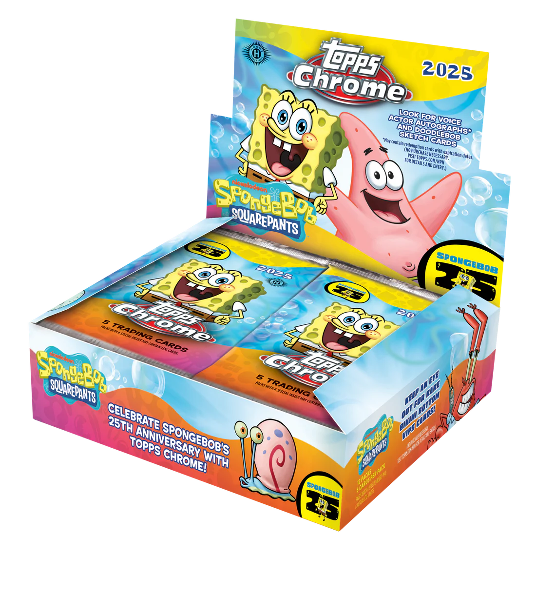 2025 Topps Chrome SpongeBob Hobby