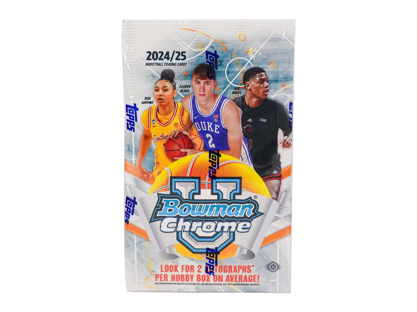 (1) 2025 Bowman Chrome U Basketball Hobby Pack