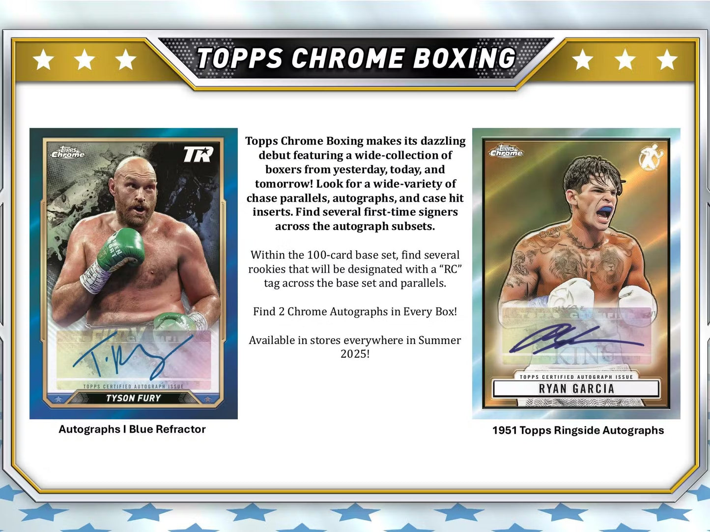 2024 Topps Chrome Boxing Hobby Cards