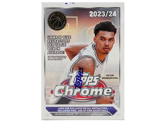 2023-24 Topps Chrome NBA Blaster Box