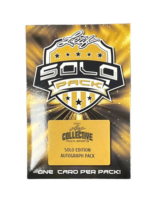 2024 Leaf MultiSport Solo Edition Autograph Pack