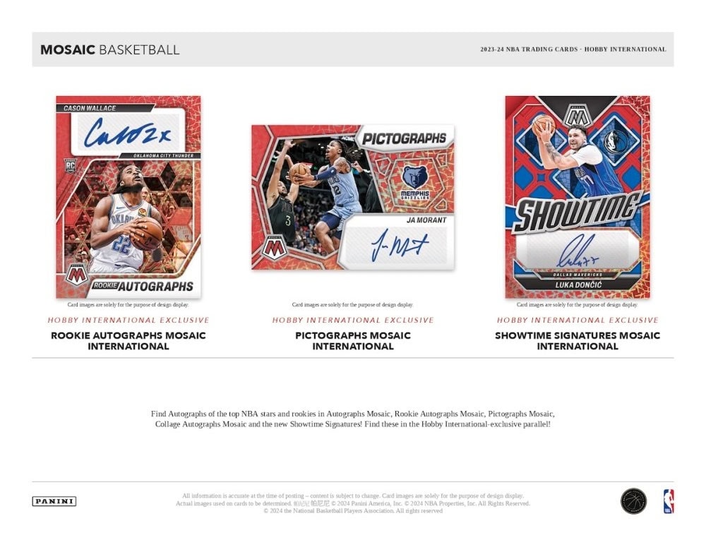 2024 MOSAIC NBA HOBBY