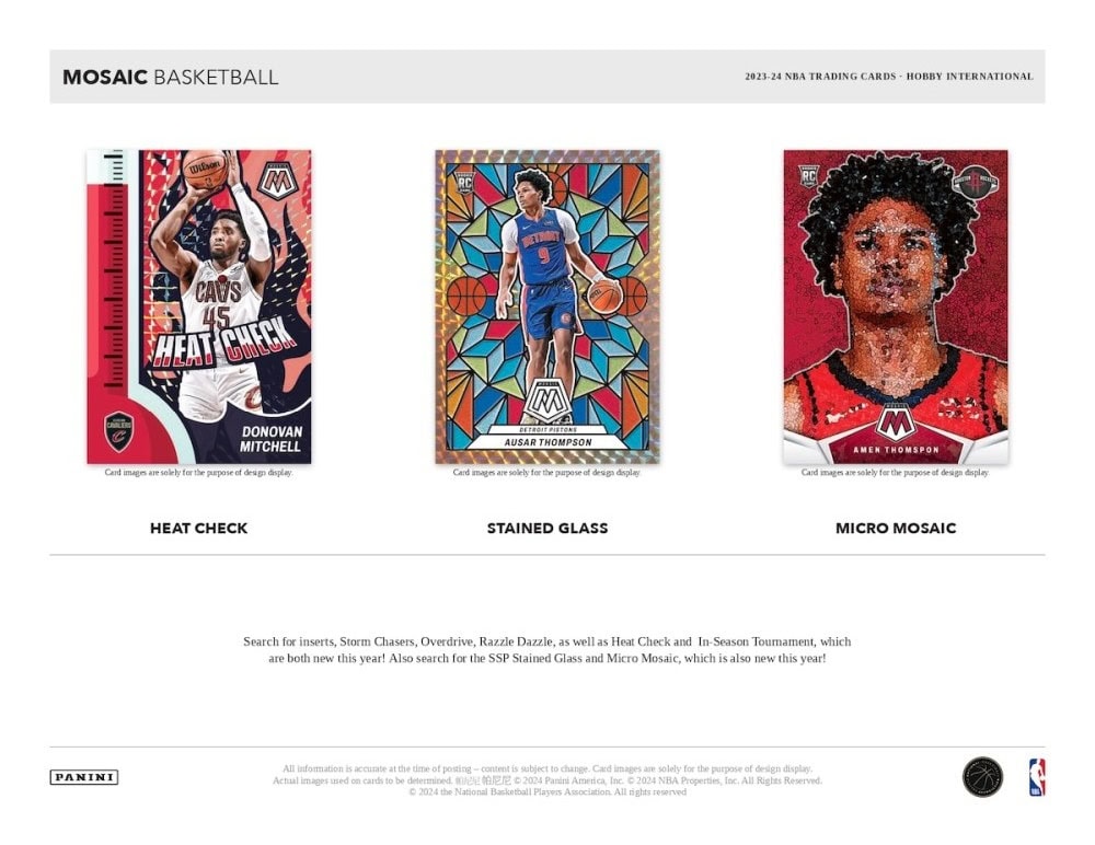 2024 MOSAIC NBA HOBBY